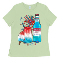 Matcha th of july drinks, american ice Ladies Tee - JahusDesignShop