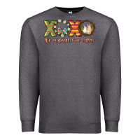 Charcoal Heather Xoxo the original love letters Easter Day Premium Sweatshirt - HowdyJamesFarm