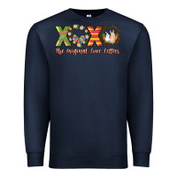 Navy Xoxo the original love letters Easter Day Premium Sweatshirt - HowdyJamesFarm
