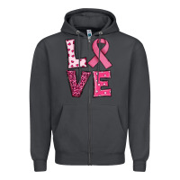 Smoke Western Breast Cancer Love Zipper Hoodie - RanaPortraitStore