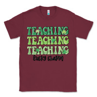 Burgundy teaching lucky charm Classic Tee - MaliasSmallBusiness