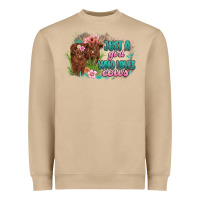 Mushroom just a girl who loves cows Heavyweight Sweatshirt - MaliasSmallBusiness