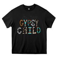 Black stay wild gypsy child Heavy Core Tee - CowhideDigitalArt