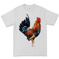 Dove Grey cockerel Premium Tee - JahusDesignShop