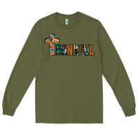 Army Green thankful Long Sleeve Tee - JahusDesignShop