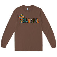 Chestnut thankful Long Sleeve Tee - JahusDesignShop