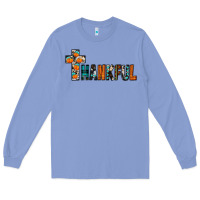 Colony Blue thankful Long Sleeve Tee - JahusDesignShop
