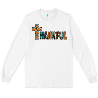 White thankful Long Sleeve Tee - JahusDesignShop