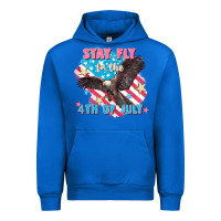 Cobalt Stay fly for the 4th of July Urban Hoodie - FaDigitalArtStudio