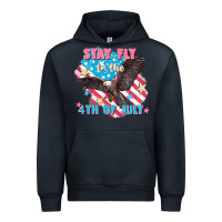 Navy Stay fly for the 4th of July Urban Hoodie - FaDigitalArtStudio