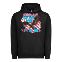 Pigment Black Stay fly for the 4th of July Urban Hoodie - FaDigitalArtStudio