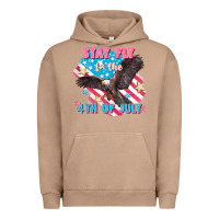 Pigment Burro Stay fly for the 4th of July Urban Hoodie - FaDigitalArtStudio