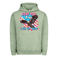 Pigment Oil Green Stay fly for the 4th of July Urban Hoodie - FaDigitalArtStudio