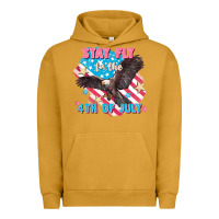 Pigment Peanut Butter Stay fly for the 4th of July Urban Hoodie - FaDigitalArtStudio