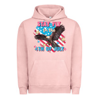 Pigment Salmon Stay fly for the 4th of July Urban Hoodie - FaDigitalArtStudio