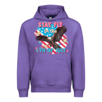 Tulip Stay fly for the 4th of July Urban Hoodie - FaDigitalArtStudio