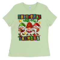 Matcha christmas with my gnomies Ladies Tee - FaDigitalArtStudio