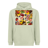 Matcha summer ice cream with fruits Heavyweight Hoodie - TumblerDesignByShophia