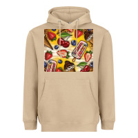 Mushroom summer ice cream with fruits Heavyweight Hoodie - TumblerDesignByShophia