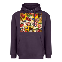 Plum summer ice cream with fruits Heavyweight Hoodie - TumblerDesignByShophia