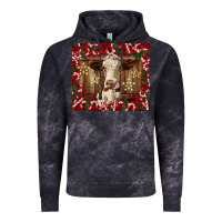 Cloud Black christmas heifer with candy canes Vintage Hoodie - BarkalooDesign