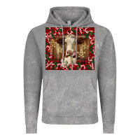 Cloud Rock christmas heifer with candy canes Vintage Hoodie - BarkalooDesign