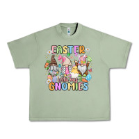 Oil Green easter  with my gnomies Urban Heavy Tee - MaliasSmallBusiness