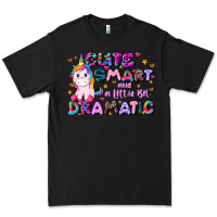 Black cute smart and a little bit dramatic Premium Tee - JahusDesignShop