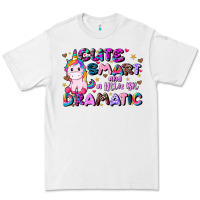White cute smart and a little bit dramatic Premium Tee - JahusDesignShop
