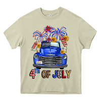 Mossy western fourth of july truck Heavy Core Tee - FaDigitalArtStudio