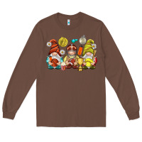 Chestnut sports gnomies Long Sleeve Tee - NancyCooperArtShop