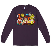 Plum sports gnomies Long Sleeve Tee - NancyCooperArtShop