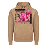 Volleyball Pink Out Breast Cancer Vintage Hoodie | Teevron