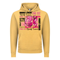Vintage Mustard volleyball pink out breast cancer Vintage Hoodie - RanaPortraitStore
