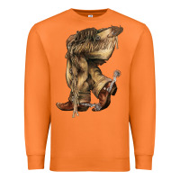 Carrot Cowboy boots western Premium Sweatshirt - HowdyJamesFarm