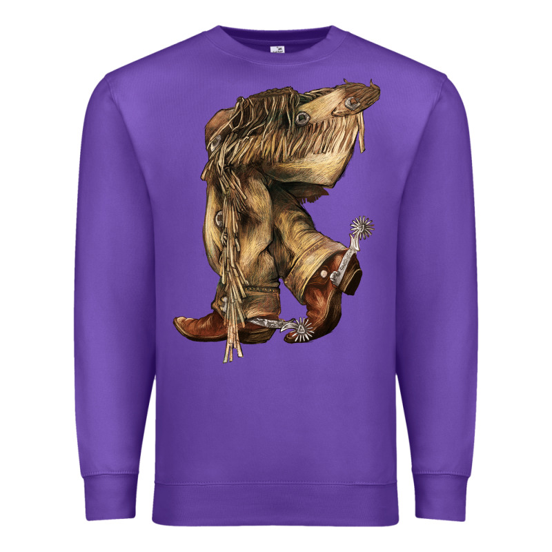 Cowboy Boots Western Premium Sweatshirt by HowdyJamesFarm | Teevron