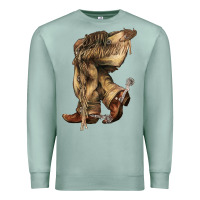 Seafoam Cowboy boots western Premium Sweatshirt - HowdyJamesFarm