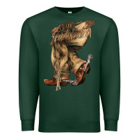 Sports Green Cowboy boots western Premium Sweatshirt - HowdyJamesFarm
