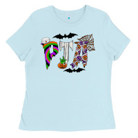 Baby Blue pta Ladies Tee - CowhideDigitalArt