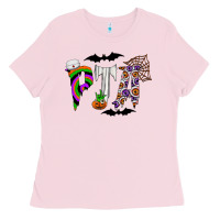 Bubblegum Pink pta Ladies Tee - CowhideDigitalArt