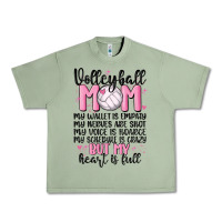 Oil Green volleyball mom Urban Heavy Tee - MaliasSmallBusiness