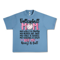 Pebble Blue volleyball mom Urban Heavy Tee - MaliasSmallBusiness