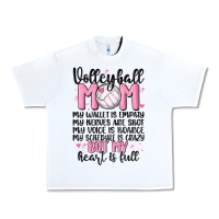 White volleyball mom Urban Heavy Tee - MaliasSmallBusiness