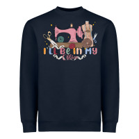 Navy ill be in my office Heavyweight Sweatshirt - MaliasSmallBusiness