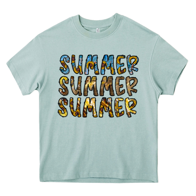 Summer Summer Heavy Core Tee by CowhideDigitalArt | Teevron