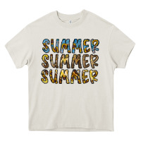 Cream summer summer Heavy Core Tee - CowhideDigitalArt