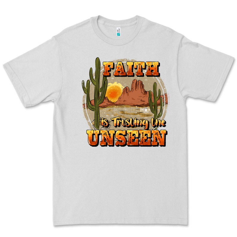 Faith Is Trusting The Unseen Premium Tee by JahusDesignShop | Teevron