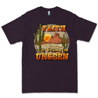 Plum faith is trusting the unseen Premium Tee - JahusDesignShop