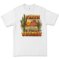 White faith is trusting the unseen Premium Tee - JahusDesignShop