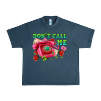 Midnight Navy dont call me with pink phone and letters Urban Heavy Tee - AdoDesignShop